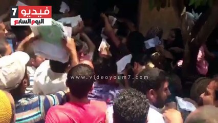 اشتباكات بسبب اللبن المدعم بطنطا والشرطة تتجاهل تنظيم الشراء