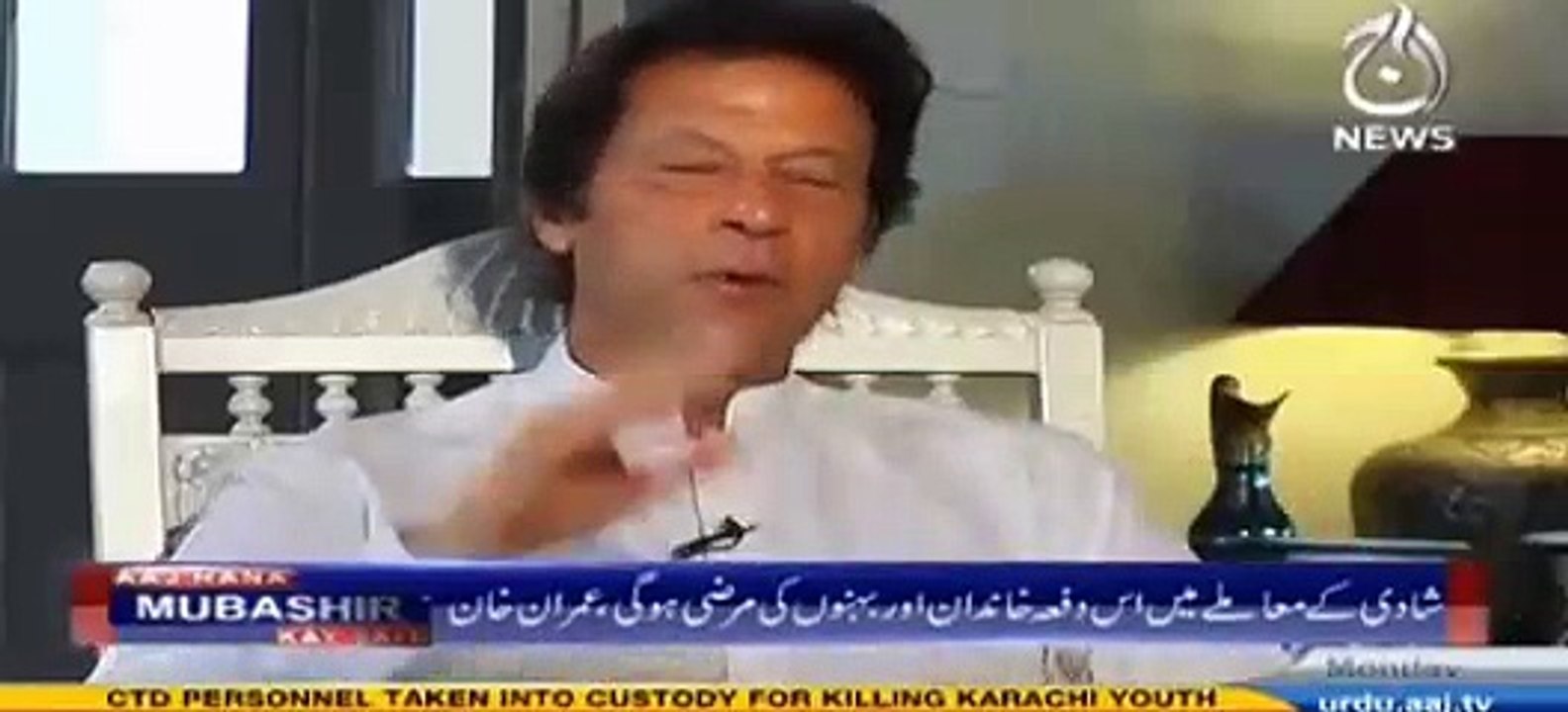 Nawaz Sharif came to see you in Hospital but you didn't go to see him  Imran Khan replies