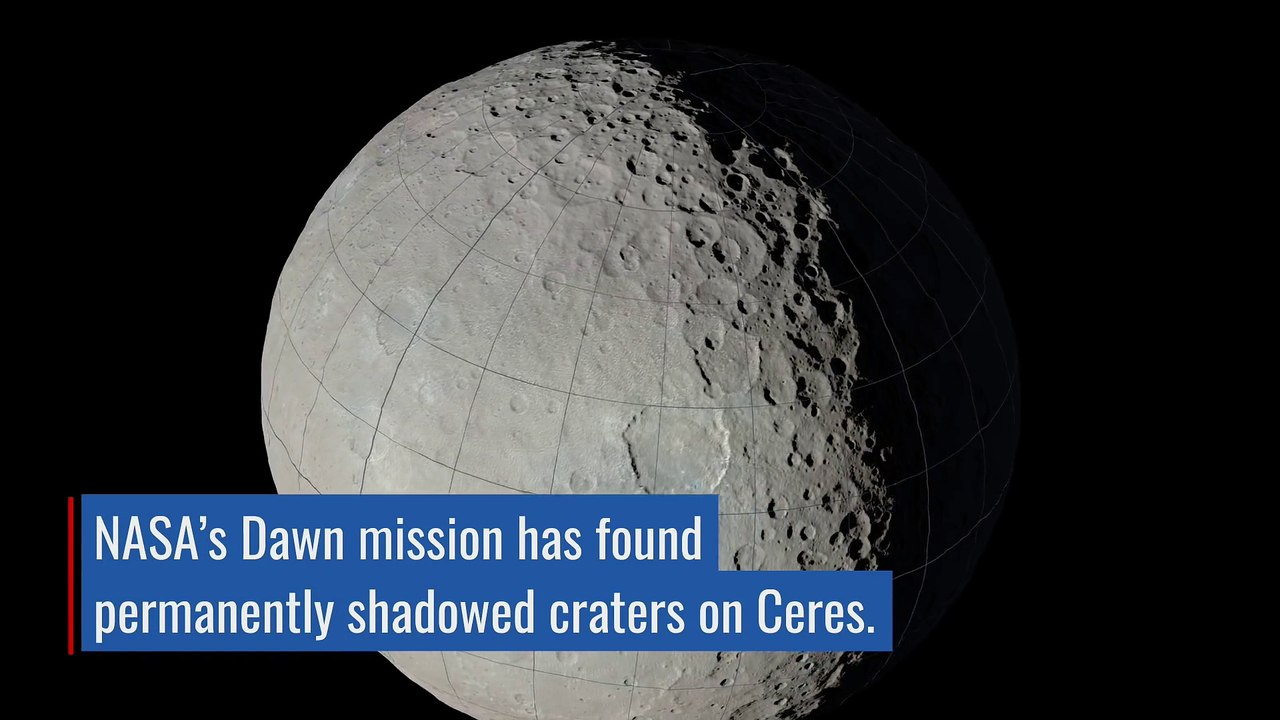 Permanent Shadows on Ceres - HD