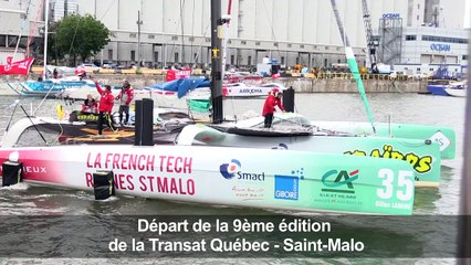 Départ de la 9e édition de la Transat Québec - Saint-Malo