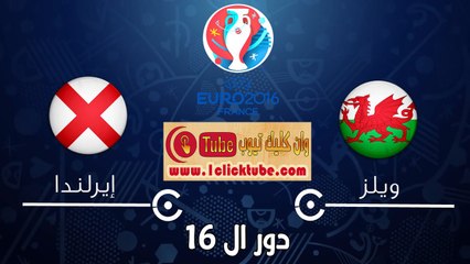 يورو 2016 (دور ال 16) ويلز 1-0 ايرلندا الشمالية