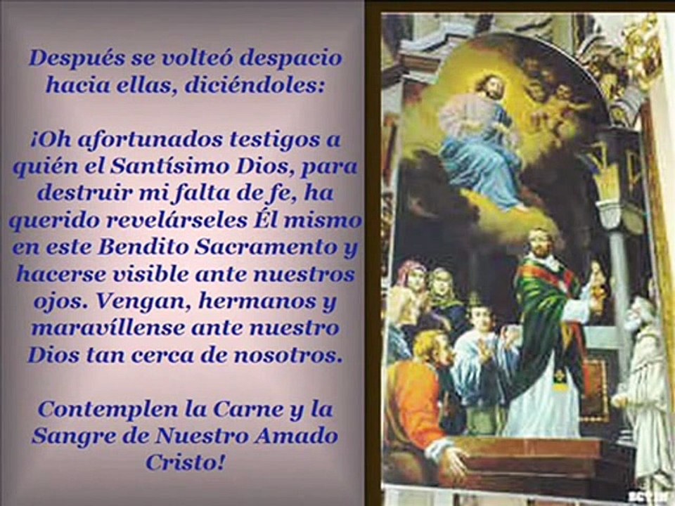 EL MILAGRO DE LANCIANO