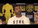 Varun Dhawan & John Abraham At Gold Gym | Training Female journalist | Part 02