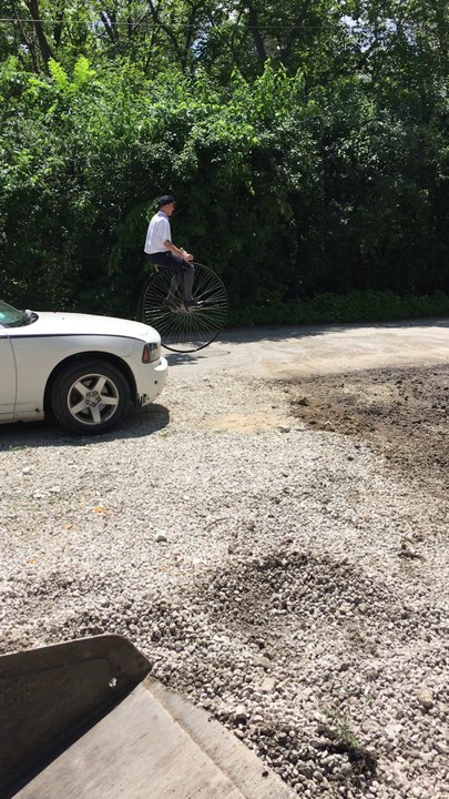 Old School Bike Face Plant