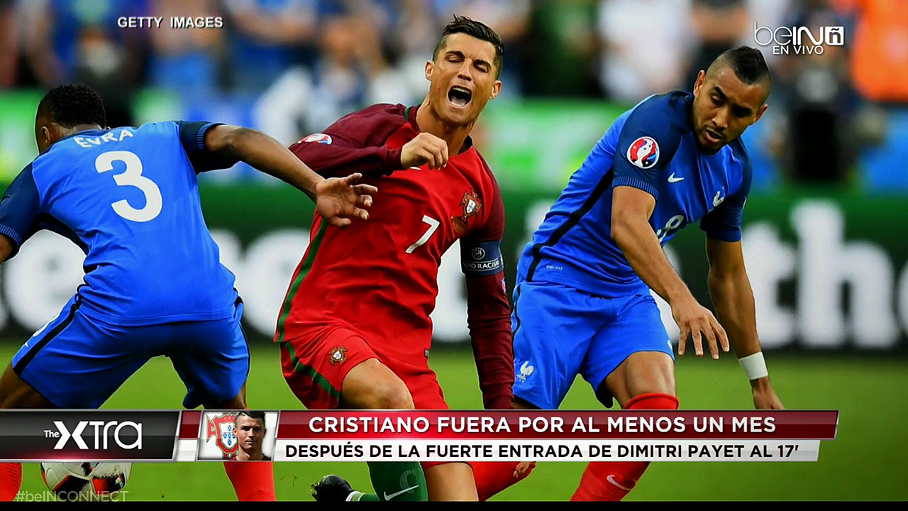La lesión de Cristiano Ronaldo