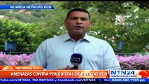 Amenaza contra periodistas de Noticias RCN es 