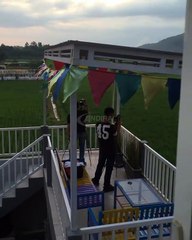 Kompaknya Bapak Sama Anak, Anang Hermansyah & Azriel Foto Pemandangan