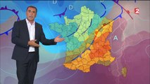Prévision météo  présentée par Laurent Guillaume  du  12 juillet 2016