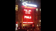 The Foals - Philippakis dive @ Olympia, Paris 3/2/2016