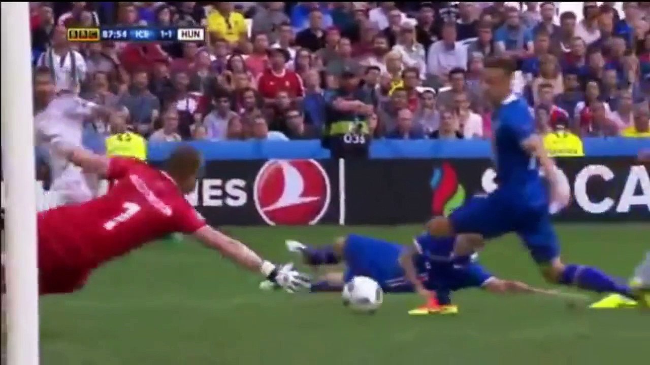 Hongrie vs Islande 1-1 Tous les buts euro 2016 18.06.2016
