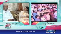 Amjad Sabri Kay Ghar Se Live - Subah Saverey Samaa Kay Saath – 12 July 2016