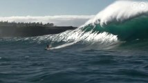 El windsurfista Jason Polakow contra las olas gigantes de Hawai