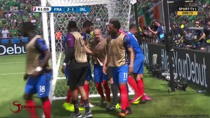2ème But de Antoine Griezmann France vs Irlande 2-1 euro 2016 -2016.06.26