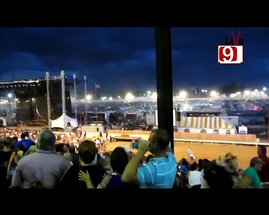 Shocking STAGE Collapse Caught On Tape