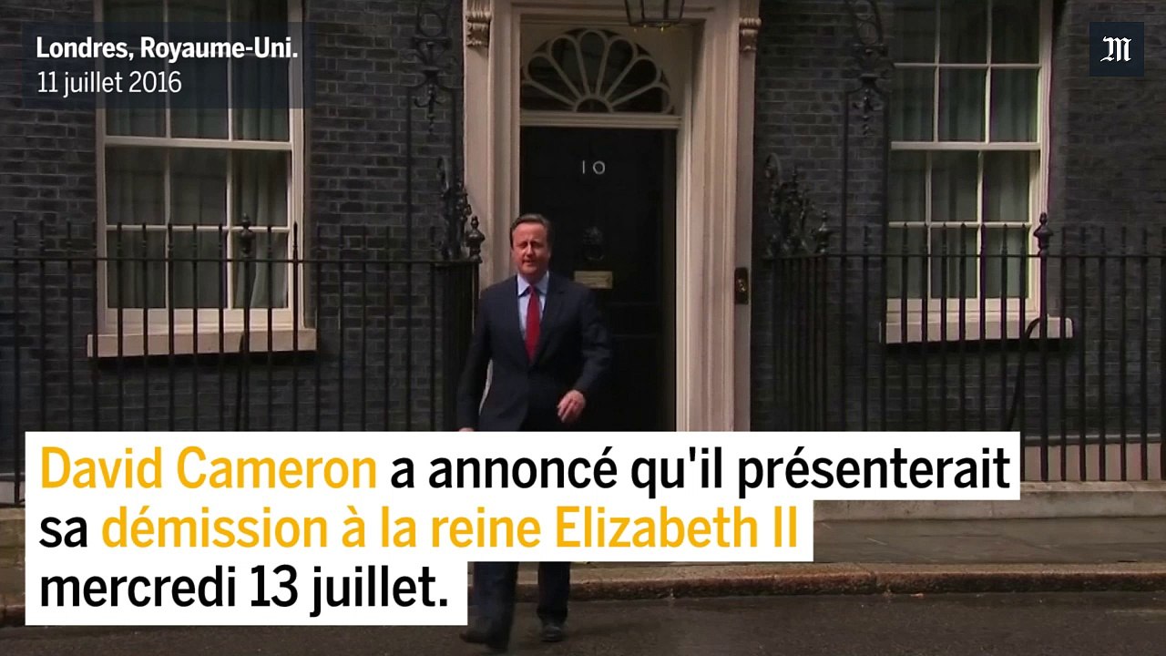 Royaume-Uni : David Cameron annonce sa démission et s'en va en fredonnant