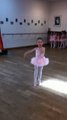 4 years old ballerina graceful improvisation