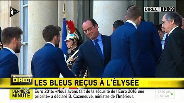 Euro 2016: Les Bleus invités à déjeuner à l'Elysée avec François Hollande