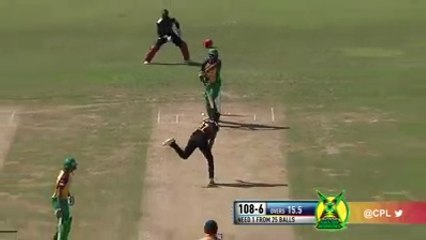 Santokie ‘Massively Hitting the Ball’ to batsman in CPL