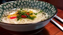 Noodles with Vegetables in Dried Anchovy Broth