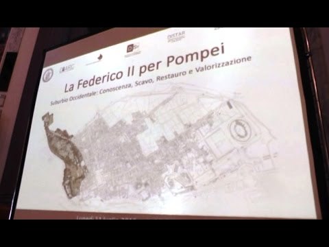 Napoli - La Federico II in campo per la riqualificazione di Pompei (11.07.16)