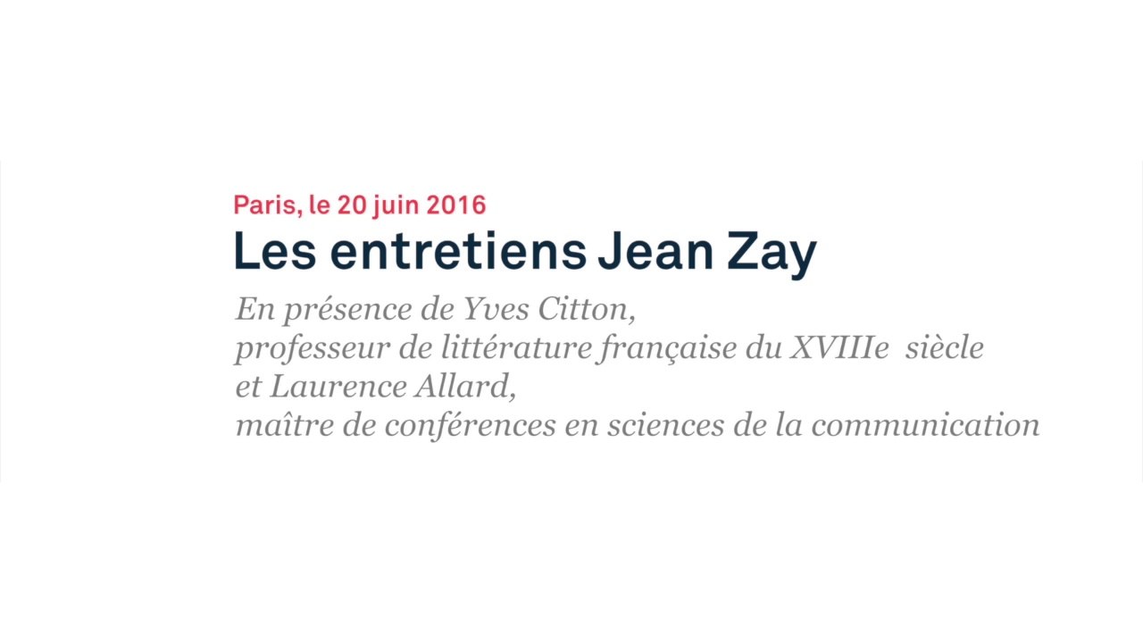 Les troisièmes entretiens Jean Zay