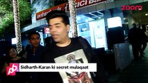 Karan Johar & Sidharth Malhotra's SECRET MEET - Bollywood News