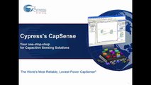 Cypress' CapSense Webinar; Capacitive Sensing Solutions