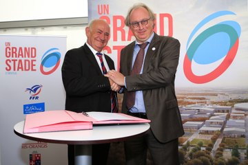 Discours de Pierre Camou à l'occasion de la signature du contrat constructeur