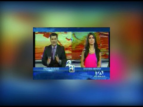 Así se sintieron las réplicas del domingo durante el noticiero en vivo