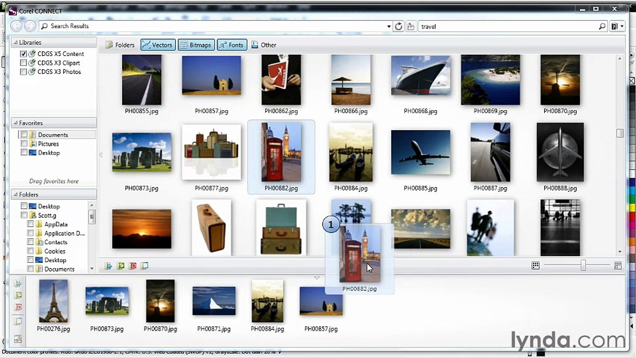[Corel Draw 6 Essential Training] 03.02. Using Corel CONNECT
