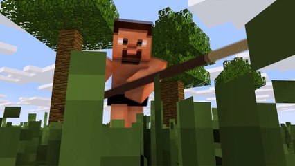 If Minecraft would be like Rust ! ( Minecraft Animation )