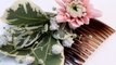 Coiffure mariage : on fabrique un peigne fleuri !