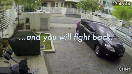 The Girl with MMA fights off Thiefs