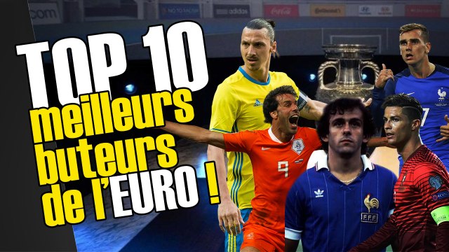 Les meilleurs buteurs de l'Histoire de l'Euro