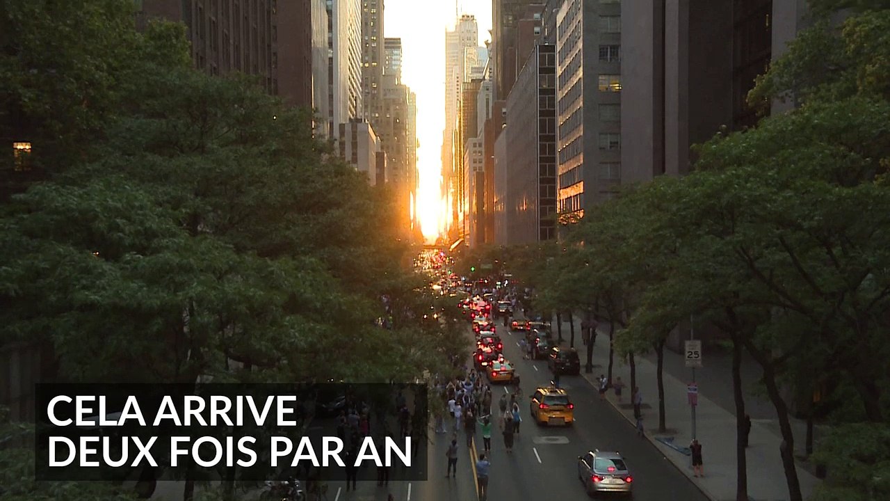 Le plus beau coucher de Soleil est à New York