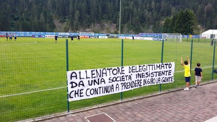 Striscione Auronzo 12 Luglio