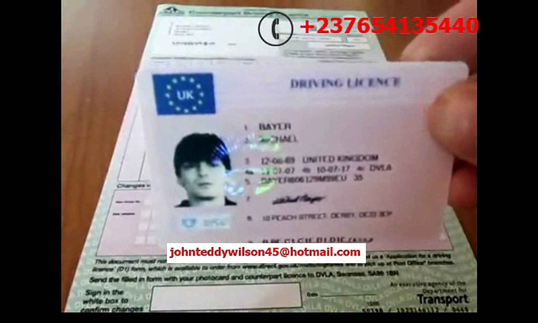 ⁣buy UK driving license  & Uk counterpart