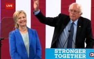 Watch Bernie Sanders Finally Getting Around To Endorsing Hillary Clinton