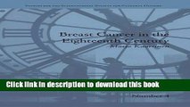 Read Breast Cancer in the Eighteenth Century (Studies for the International Society for Cultural