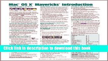Read Mac OS X Mavericks Introduction Quick Reference Guide (Cheat Sheet of Instructions, Tips