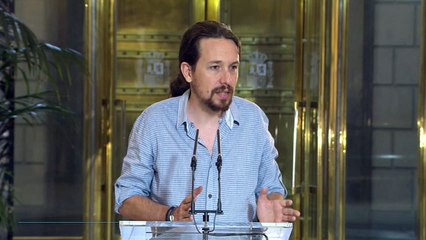 Pablo Iglesias, tras reunirse con Rajoy: "El PSOE debe elegir"