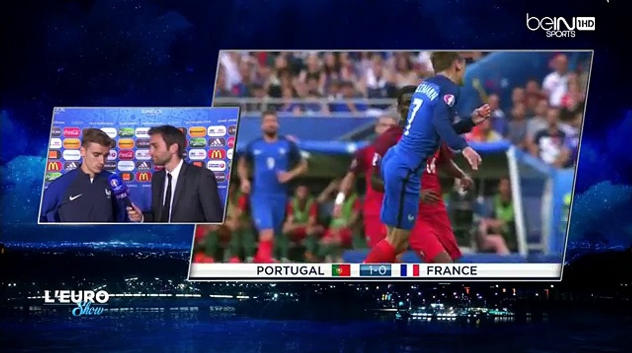 Euro 2016 : France vs Portugal / Réaction d' Antoine Greizmann