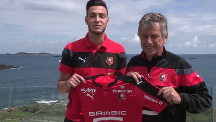 Présentation officielle de Ramy Bensebaïni au Stade Rennais