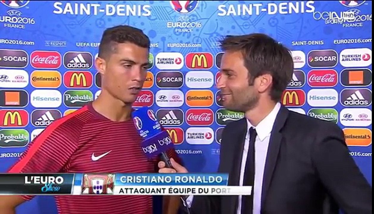 Euro 2016 : France vs Portugal / Réaction de Cristiano Ronaldo