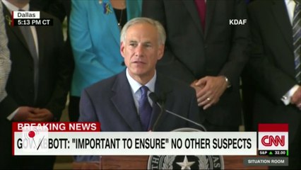 Texas Governor and Dallas Mayor Give an Update on Dallas Shooting