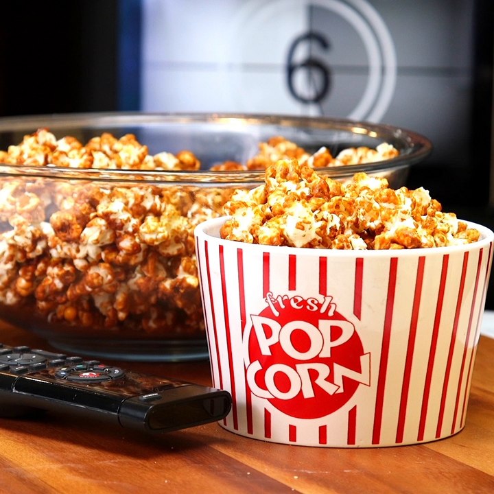 Bacon Bourbon Caramel Popcorn