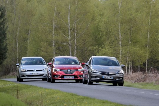 Comparatif Renault Mégane vs Opel Astra vs Volkswagen Golf