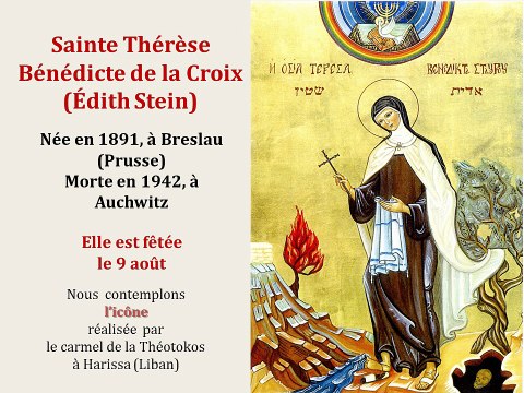 12. Prier avec l'icône de Sainte Thérèse Bénédicte de la Croix (Edith Stein)