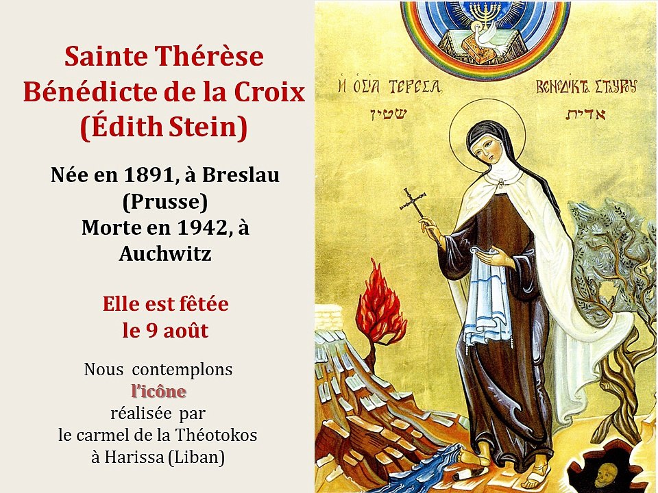 12. Prier avec l'icône de Sainte Thérèse Bénédicte de la Croix (Edith Stein)