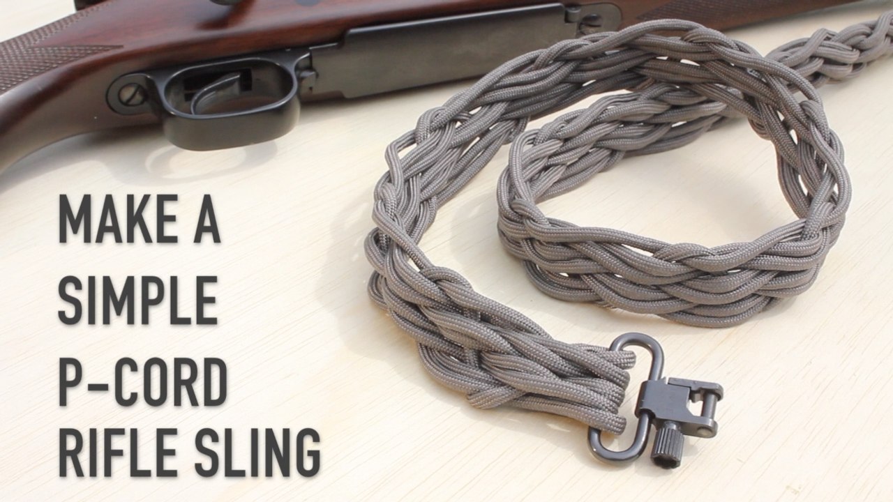 DIY How to Make a PCord Rifle Sling video Dailymotion